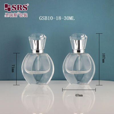 comprar Capullo de forma de diamante Perfume vacío de lujo personalización 1 oz botella de spray de vidrio online manufacture