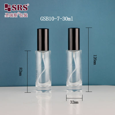 comprar Dispensador cuadrado y elegante Contenedor de desinfectante de manos de lujo de niebla fina 15 ml 30 ml Botella de spray de vidrio online manufacture