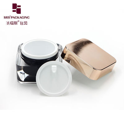 comprar Envases cosméticos de lujo Personalización Contenedor de crema facial Jar cuadrado Acrílico online manufacture