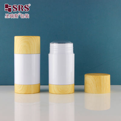 comprar Forma redonda Color personalizado Botella de palo de plástico Twist Up Contenedor de desodorante de 50 ml online manufacture