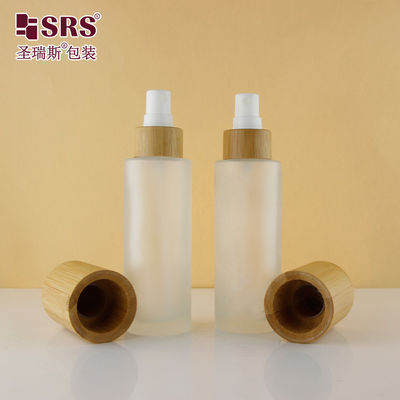 comprar Lujo vacío congelado rociador Niebla fina de bambú hombro 100 ml botella de fragancia de vidrio online manufacture