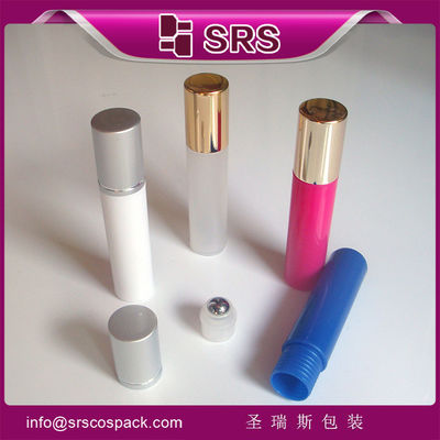 comprar SRS botella vacía de plástico reciclado de 10 ml para suero ocular con tapa de tornillo de aluminio online manufacture