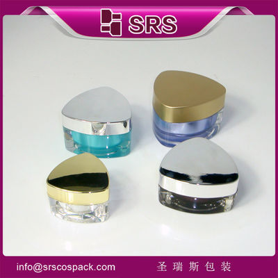 comprar forma de triángulo nuevo estilo J080 10ml 15ml 30ml 50ml frasco de plástico transparente online manufacture
