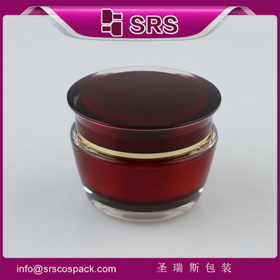 comprar Jarrón de plástico de muestra libre de SRS de 50 ml de acrílico reciclado para el cuidado de la piel con tapa de tornillo online manufacture