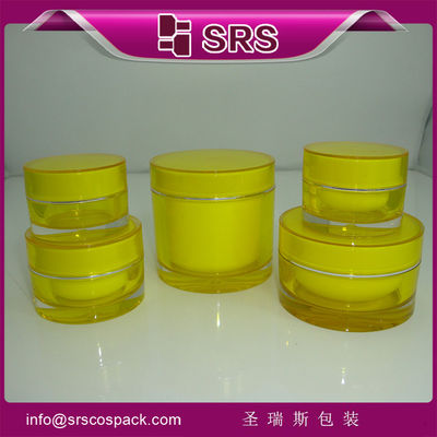 comprar forma de cilindro cualquier color está disponible frasco cosmético acrílico online manufacture