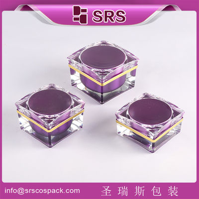 comprar Embalaje de Shengruisi J052-15ml 30ml 50ml frasco cuadrado de crema acrílica online manufacture