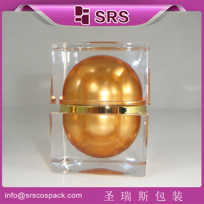 comprar J059 Jarrón de plástico transparente de forma cuadrada de 30 ml y 50 ml online manufacture