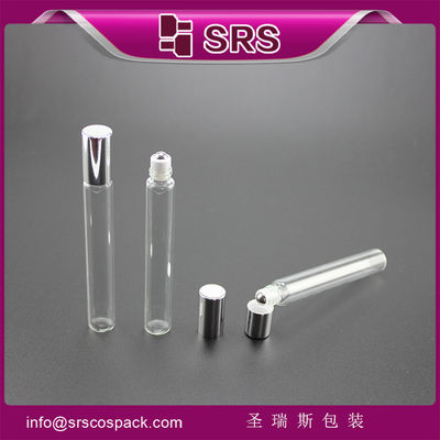 comprar SRS botella vacía de cristal de 15 ml para perfume con tapa brillante de aluminio online manufacture