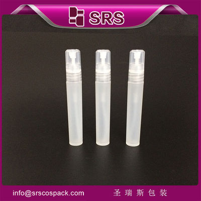 comprar SRS China proveedor botella de plástico vacía de 8 ml con bomba de pulverización para perfume online manufacture