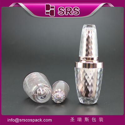 comprar SRS venta al por mayor de lujo de moda vacía de alta gama 8 ml botella de plástico de esmalte de uñas con tapa del cepillo online manufacture
