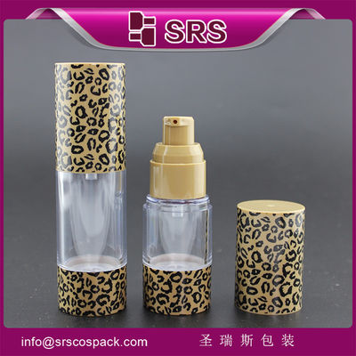 comprar A027 buen precio botella sin aire, de alta calidad 15ml 30ml 50ml botella de loción bomba online manufacture