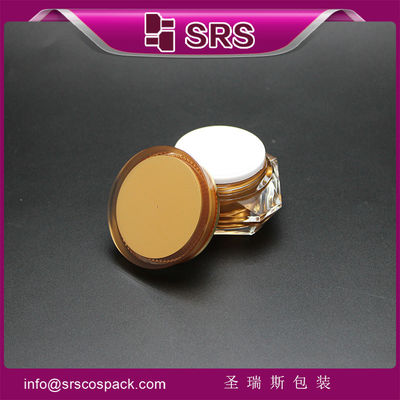 comprar Fabricante de frascos cosméticos de forma de diamante,J060 acrílico 30g frasco de crema online manufacture