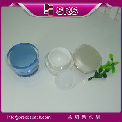 comprar 5 ml 10 ml 15 ml 30 ml 50 ml de fabricación de acrílico elegante frascos cosméticos online manufacture