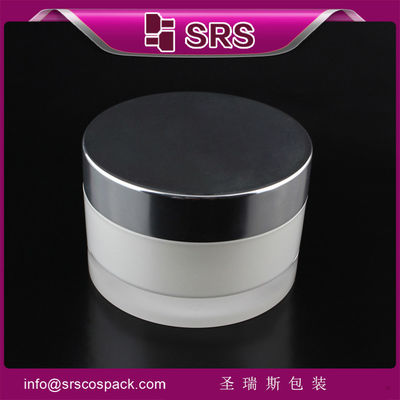comprar Jarrón de crema para el cuidado de la piel de lujo y de alta calidad,J023 proveedor Jarrón redondo acrílico online manufacture