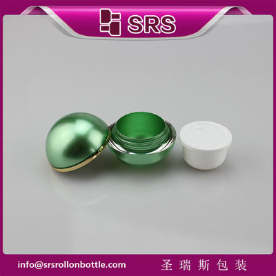 comprar Lujoso frasco cosmético de color verde, forma de bola, frasco de crema acrílica. online manufacture