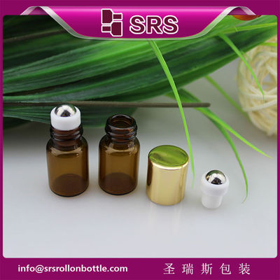comprar Botella de vidrio de bola de metal de 1 ml y 2 ml, 100% sin fugas mini rollo de vidrio en la botella online manufacture