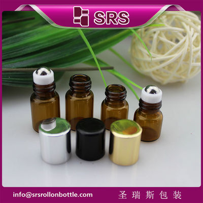 comprar 1 ml de rollo de vidrio de 2 ml en botella con bola de metal,botella mini popular de aceite esencial online manufacture