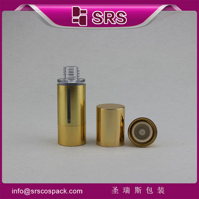 comprar Fabricante de botellas de suero cosmético sin aire de lujo de plata y oro online manufacture