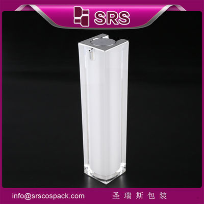 comprar Fabricante de envases cosméticos de forma cuadrada botella sin aire de 1 oz online manufacture