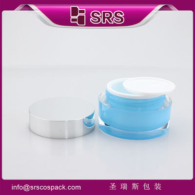 comprar 15g 30g 50g frasco cosmético acrílico crema para ojos vacía, máscara facial online manufacture