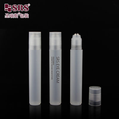 comprar Rondo, claro, mate, brillante, de PP, PCR, plástico, rodillo, bola de acero, rollo de masaje en botella de 15 ml online manufacture