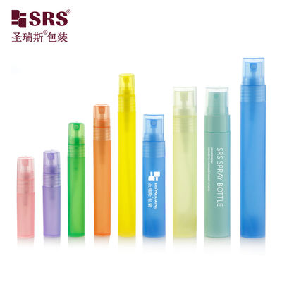 comprar Bolsillo redondo de forma de pluma PP PCR Material reciclado Niebla fina Botella de pulverización de 10 ml online manufacture
