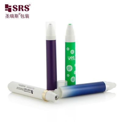 comprar Forma redonda PCR PP reciclado Eco-friendly Bola de masaje de rodillo vacío por mayor Botella de 15 ml online manufacture