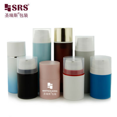 comprar Ronda Snap On Estilo PP PCR Material reciclado Color personalizado Botella de bomba sin aire de 150 ml online manufacture
