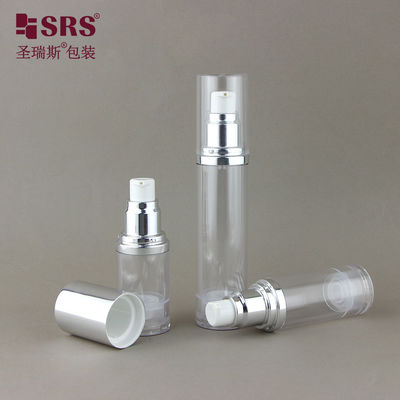 comprar Plastico transparente AS embalaje cosmético vacío bomba de loción de 30 ml botella sin aire online manufacture