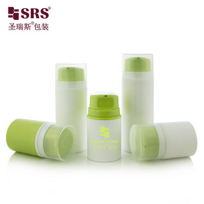 comprar Por mayor PP PCR reciclado Snap On limpiador facial sin aire botella de crema de bomba online manufacture