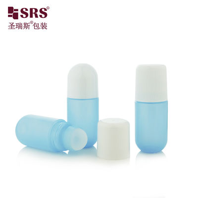 comprar Embalaje de cosméticos vacío con tapa plana personaliza el color de la botella de bola de rodillo de PP reciclado al por mayor online manufacture