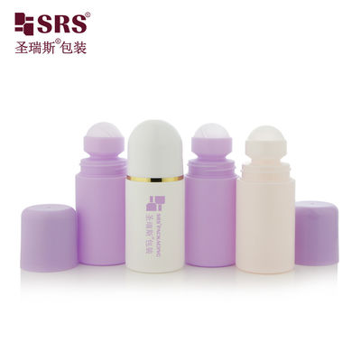comprar Botella de desodorante de bola de rodillo ecológica reciclada para inyección de 60 ml de color blanco sólido en PP PCR online manufacture