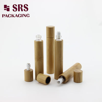 comprar Botella de suero de bambú real de lujo de 15 ml con botella interior de vidrio en una bola de metal online manufacture