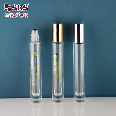 comprar Forma redonda Fondo transparente y grueso sin fugas Perfume de aceite esencial Botellas de bolas de 10 ml online manufacture