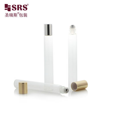 comprar 12 ml de rollo blanco mate en botella con bola de metal y tapa de aluminio, embalaje de loción corporal online manufacture