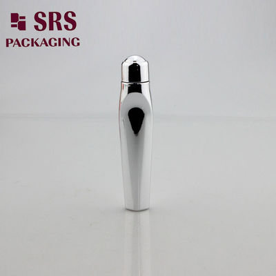 comprar Botellas de bolas PETG de plata metalizada de 12 ml con bola de acero para crema para ojos online manufacture