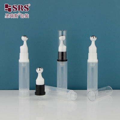 comprar A0031 PP de lujo personalización vacío inyección blanca brillante bomba sin aire rollo en botella para el suero de ojos online manufacture