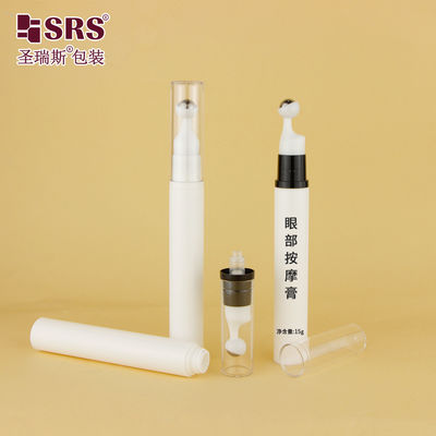 comprar A0031 5ml 10ml 12ml 15ml AS PP bomba vacía sin aire botella de bola de rodillo de presión para aplicación de suero de masaje de gel para ojos cosméticos online manufacture