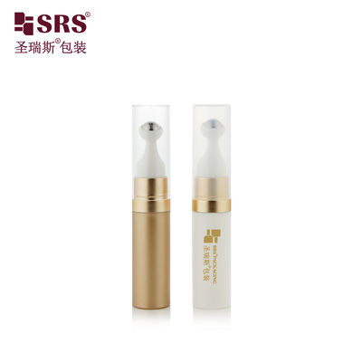 comprar A0035 Tamaño para viajar Reciclado de material PCR de PP redondo y lindo Rollo sin aire en botella de gel Roller bola de masaje de acero mayorista online manufacture