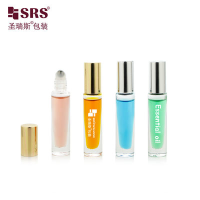 comprar GB1-5ML Botella de cristal de acero de alta gama transparente y resistente a fugas con tapa redonda de aluminio online manufacture