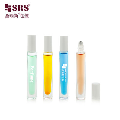 comprar Vidrio de pared gruesa botella de bolas de vidrio de 10 ml de perfume vacío en el aplicador de embalaje online manufacture