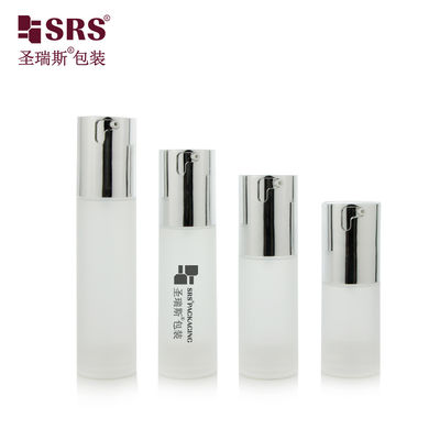 comprar TA023 20ml 30ml 40ml 50ml Brillante Matte In Mold Inyección de PP congelado transparente PCR Flasca sin aire para el embalaje cosmético de base online manufacture