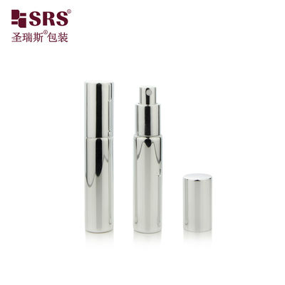 comprar BLPA 10ML Vidrio redondo vacío de plata brillante con decoración metalizada Botella de bomba de pulverización para fragancia online manufacture