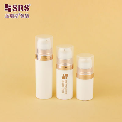 comprar A028 5ml 10ml 15ml 20ml Vacío PP redondo Material reciclado Bolsillo Gel facial bomba sin aire botella de muestra inyección de color personalización online manufacture