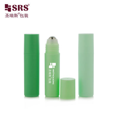 comprar RPPF 20 ml de plástico plano mate superficie terminada PP PCR inyección de color verde personalizado Rollo en botella para gel antitranspirante online manufacture