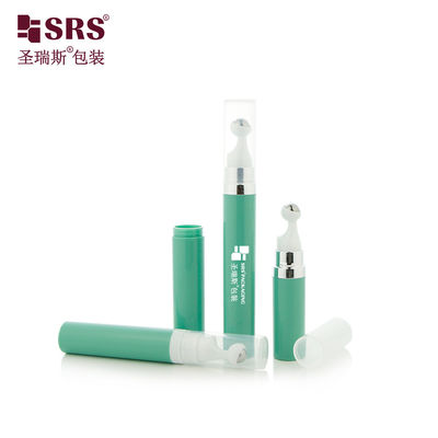 comprar A0035 7.5ml 10ml 15ml tamaño de bolsillo para viajes plástico PP PCR redondo botella de bomba sin aire de diseño instantáneo en rollo en botella de suero online manufacture