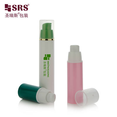 comprar A024 15 ml 30 ml 50 ml de inyección de color personalizado PP PCR botella de bomba sin aire para la base de gel de loción online manufacture