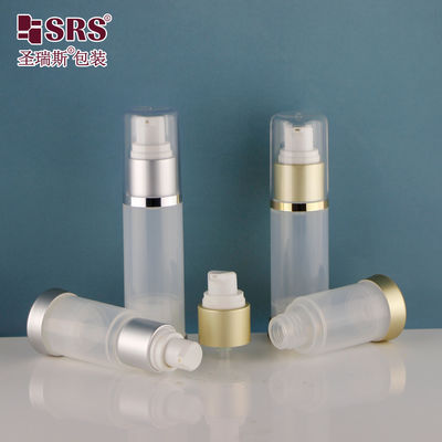 comprar A025 15ml 30ml 50ml PP transparente Brillante Personalización Máscara para el cuidado de la piel Gel de bomba sin aire Botella de embalaje online manufacture