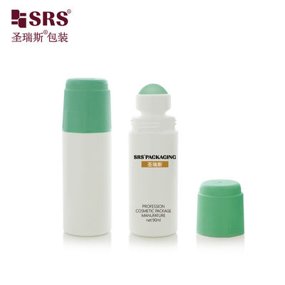 comprar RPPDF-90ML Nuevo estilo de color personalizado de plástico bola de rodillo desodorante antitranspirante botella de gel de esencia capilar sin fugas online manufacture