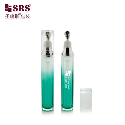 comprar LR001-15ML Alta gama de lujo para el cuidado de la piel Gel para los ojos aplicador de metal cabeza de zinc de loción acrílica botella de contenedor de tubo online manufacture